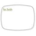 The Bar Buddy is a Flexible Cutting Board .045 clear plastic (5.75" x 7.5") Sub-Surface Spot color